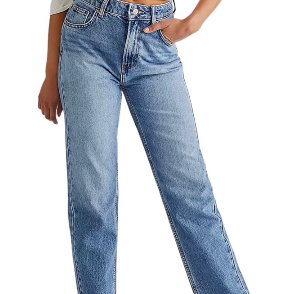 We the Free High Rise Button Fly Jeans Size 28